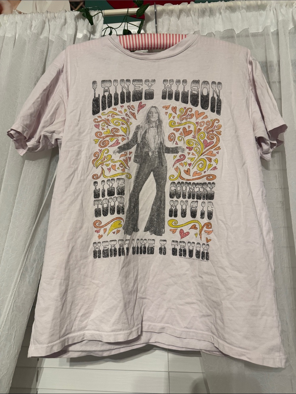 Buckle Pale Pink Paisley Graphic Tee